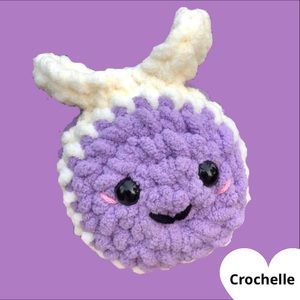 Crochet Lilac Purple Bee Plush